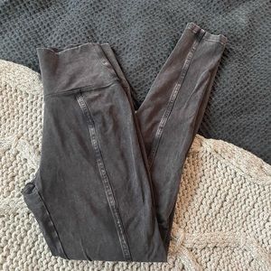 Aerie grey stone wash leggings